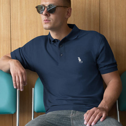 Rat Shirt for Men, Rat Polo Shirt, Rat Golf Shirt Men&#39;s Polo