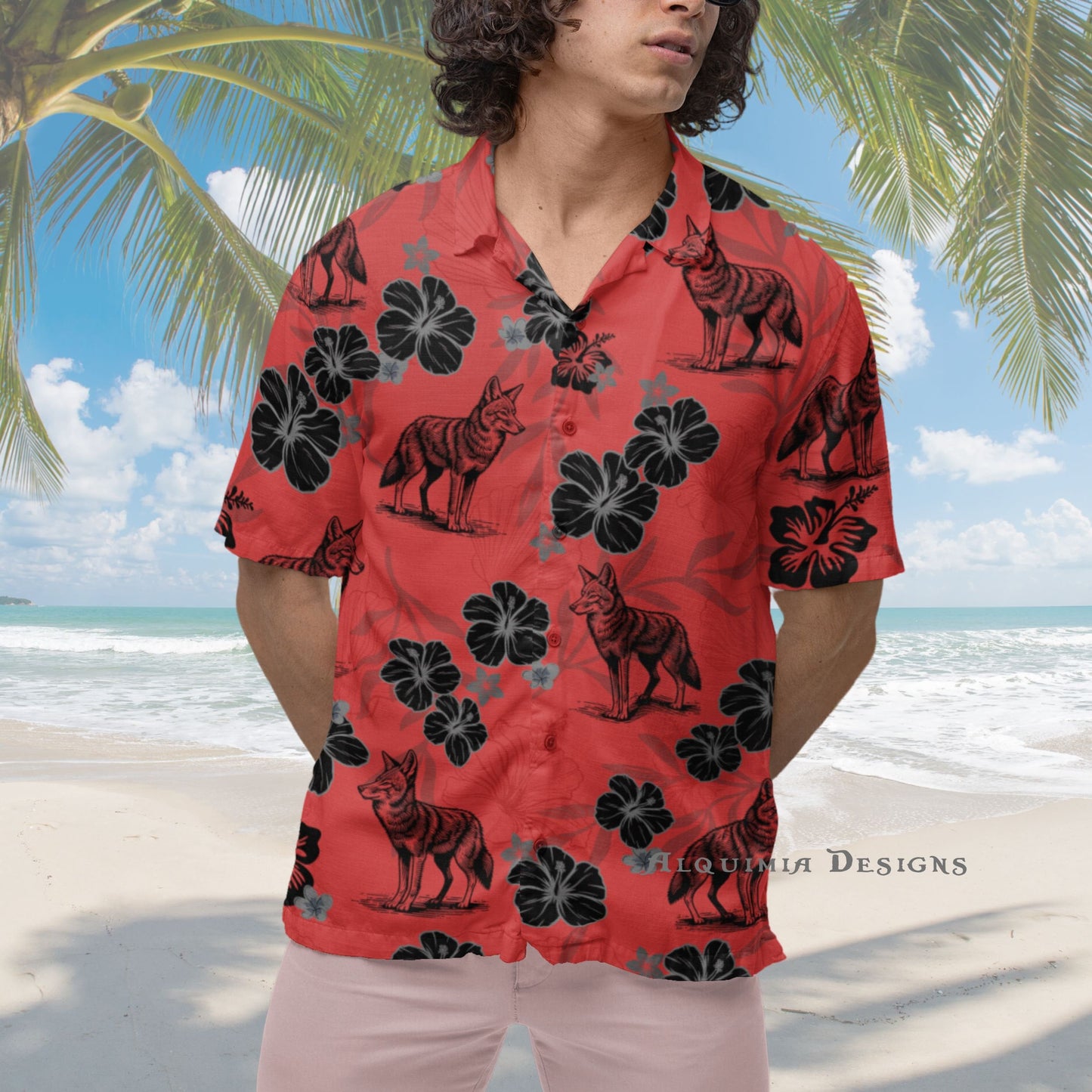 Coyote Hawaiian Shirt