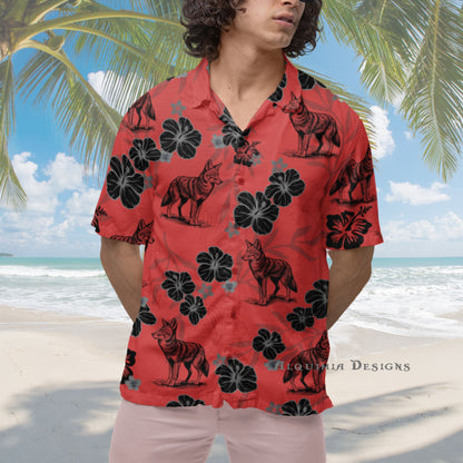 Coyote Button Down Hawaiian Shirt