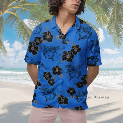 Shark Hawaiian Shirt, Sea Life