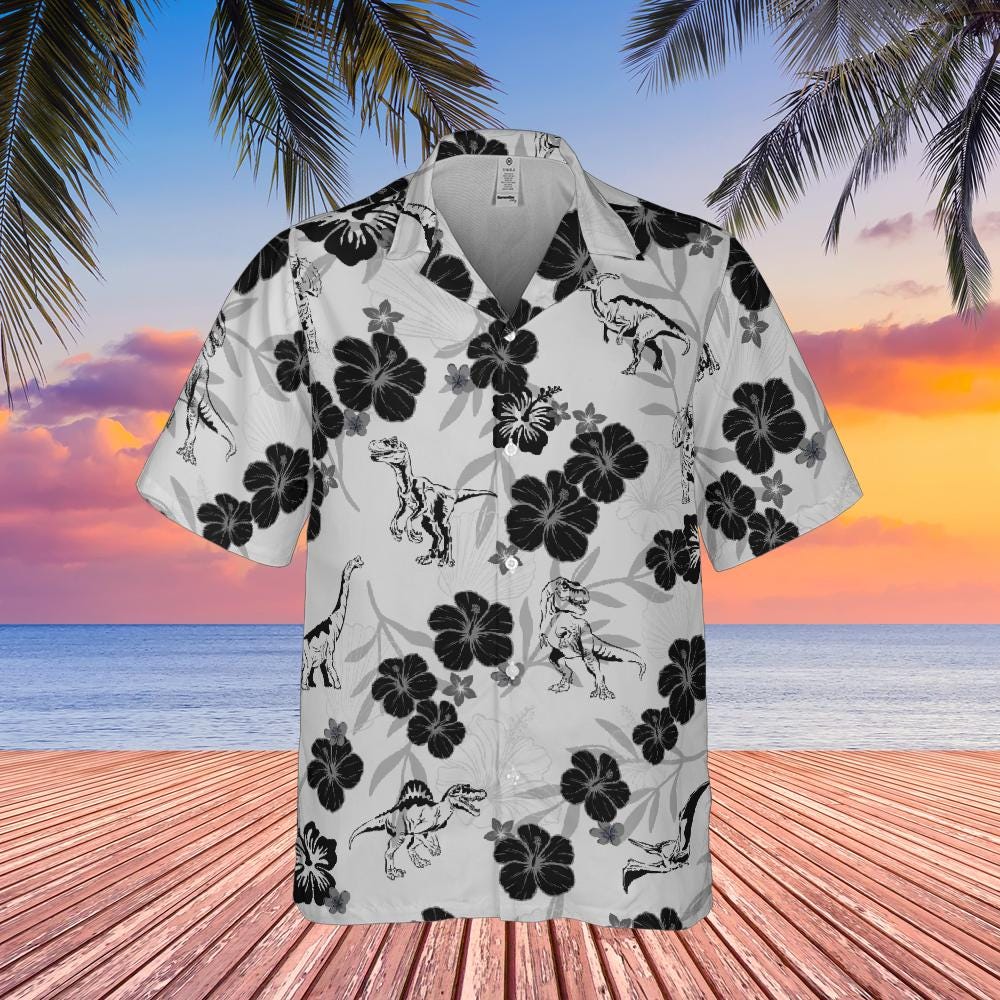 Dinosaur Hawaiian Shirt