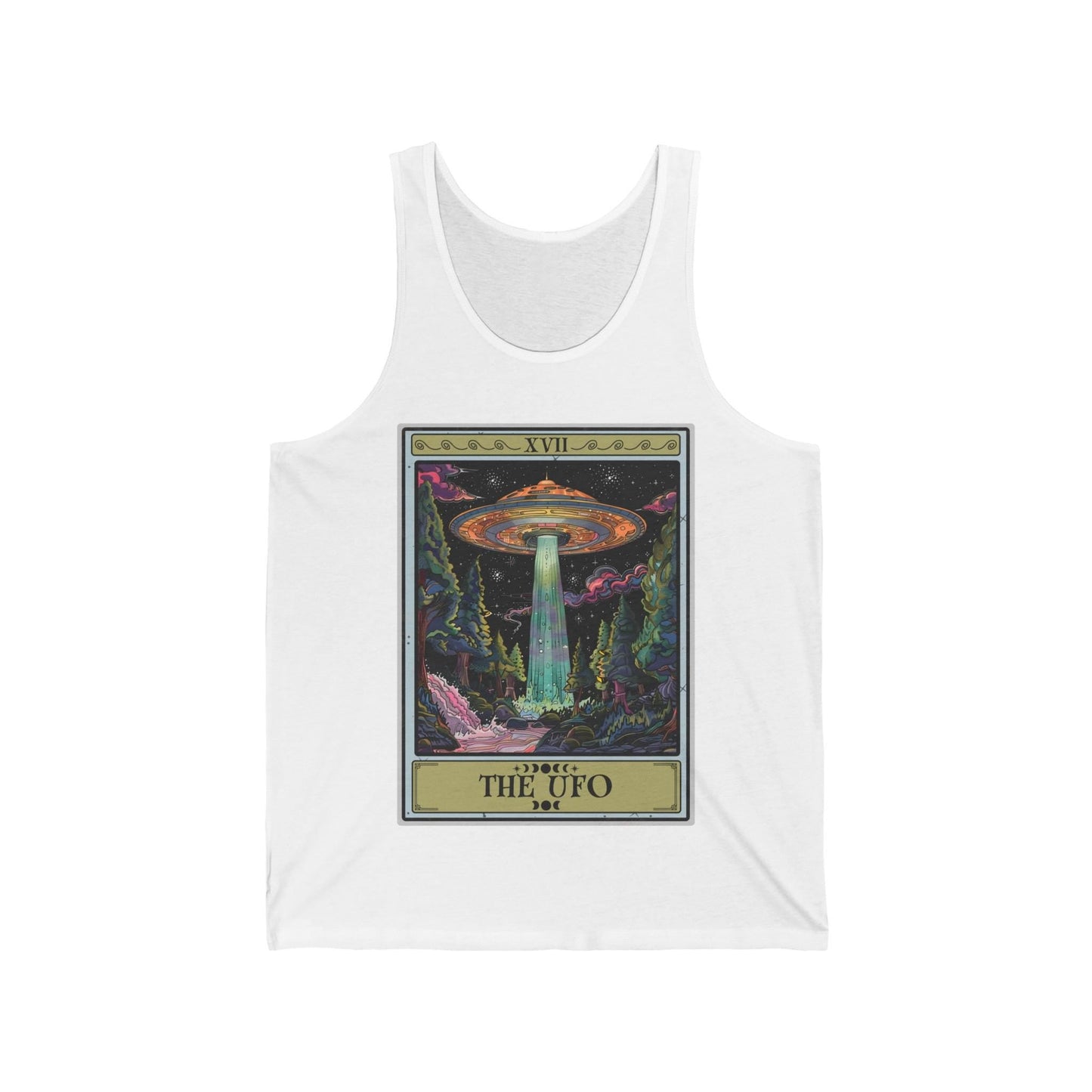 The UFO Tarot Card Tank Top, Alien