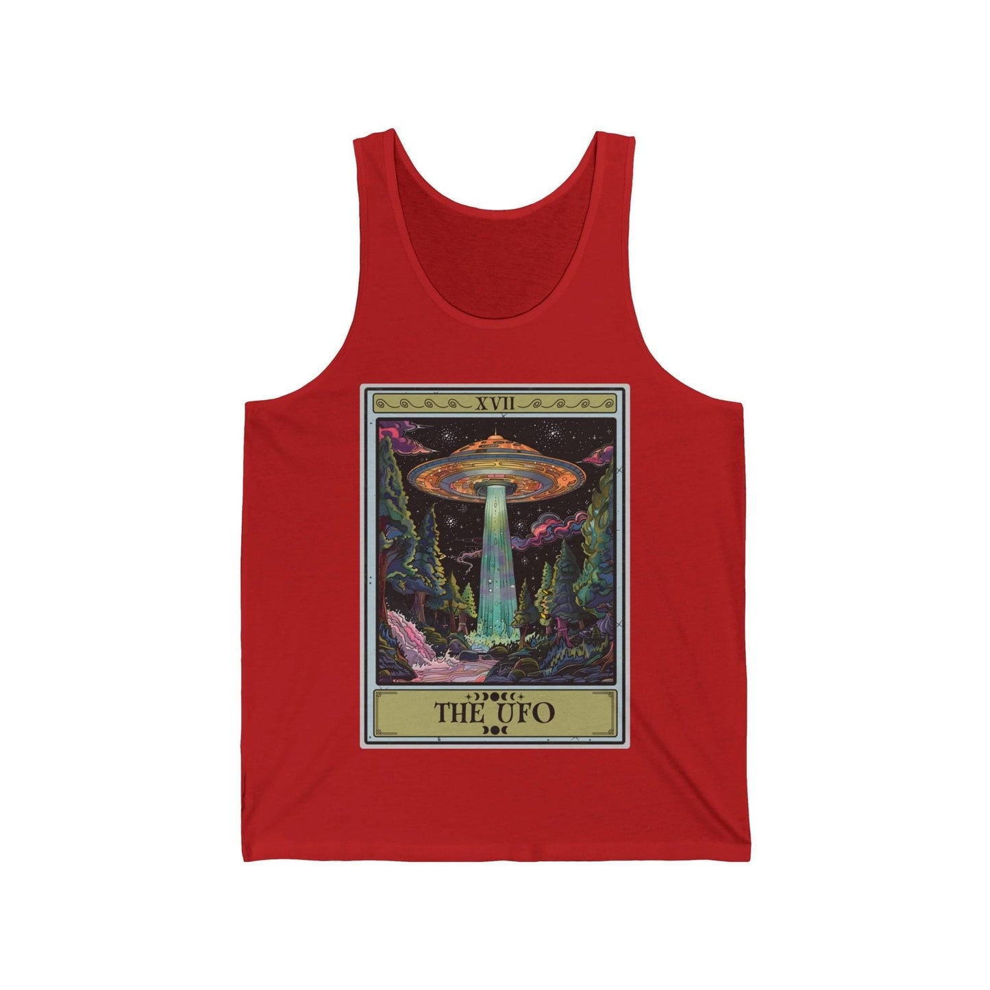 The UFO Tarot Card Tank Top, Alien