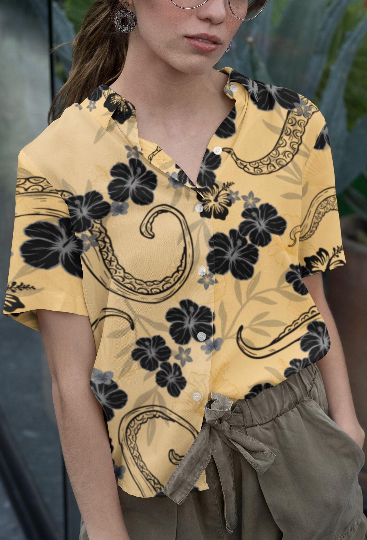 Octopus Tentacles Hawaiian Shirt