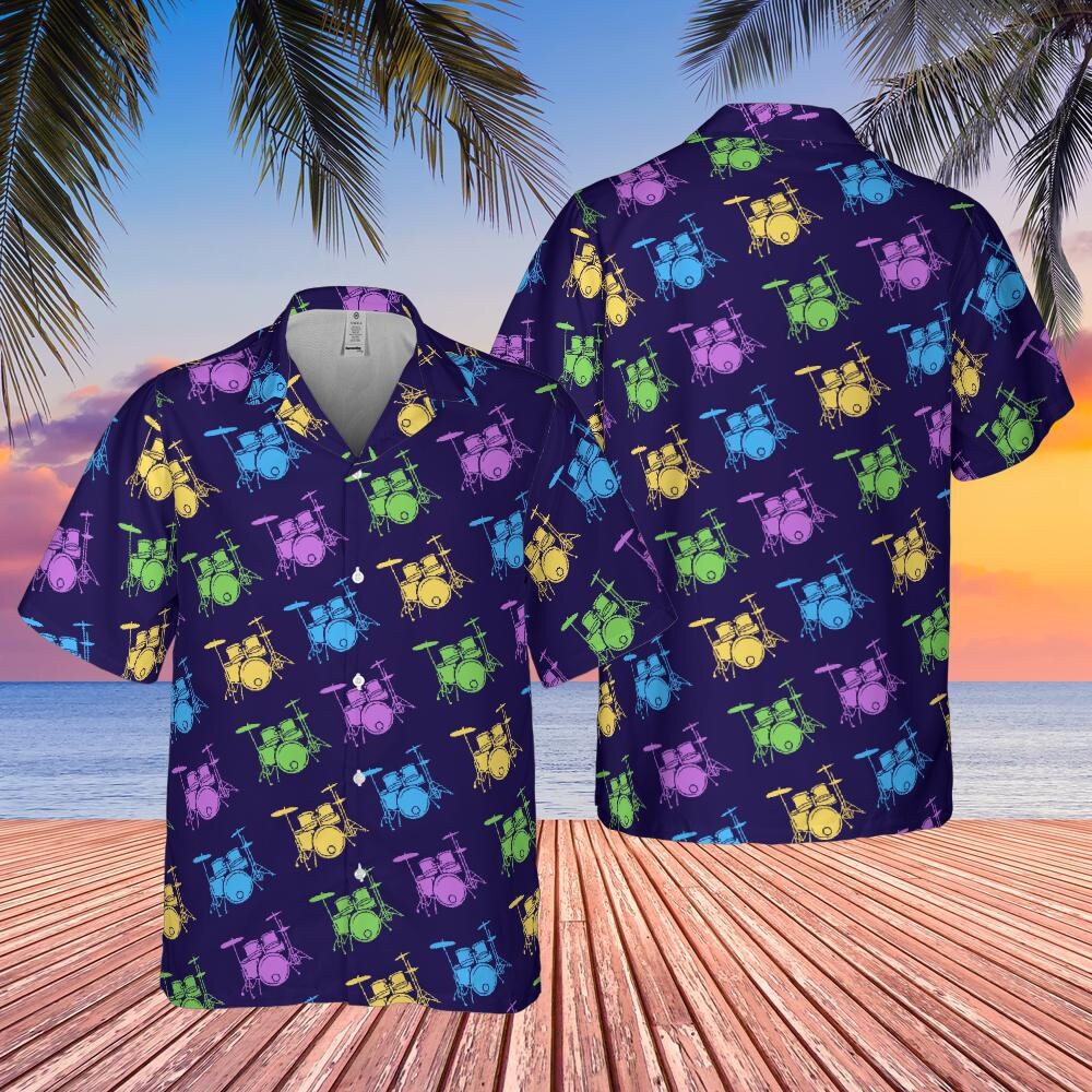 Drum Player Hawaiian Shirt