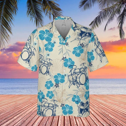 Drum Player Hawaiian Shirt