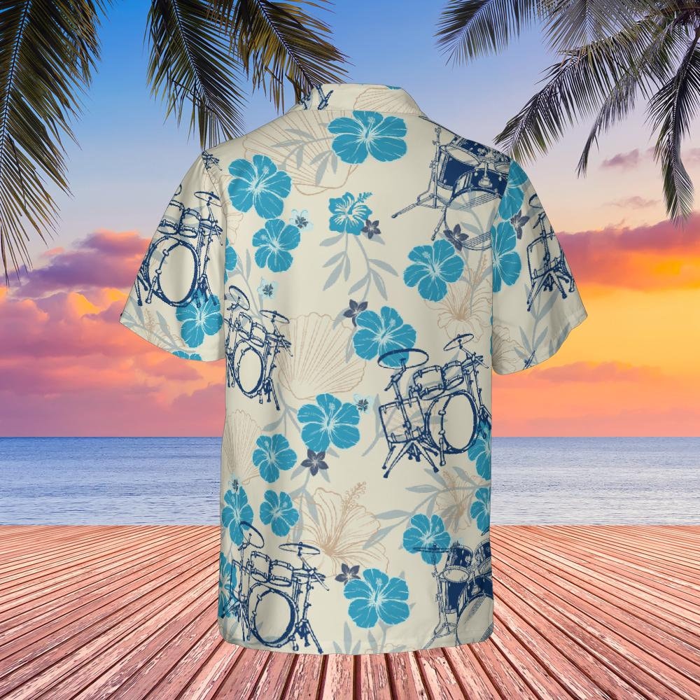 Drum Player Hawaiian Shirt