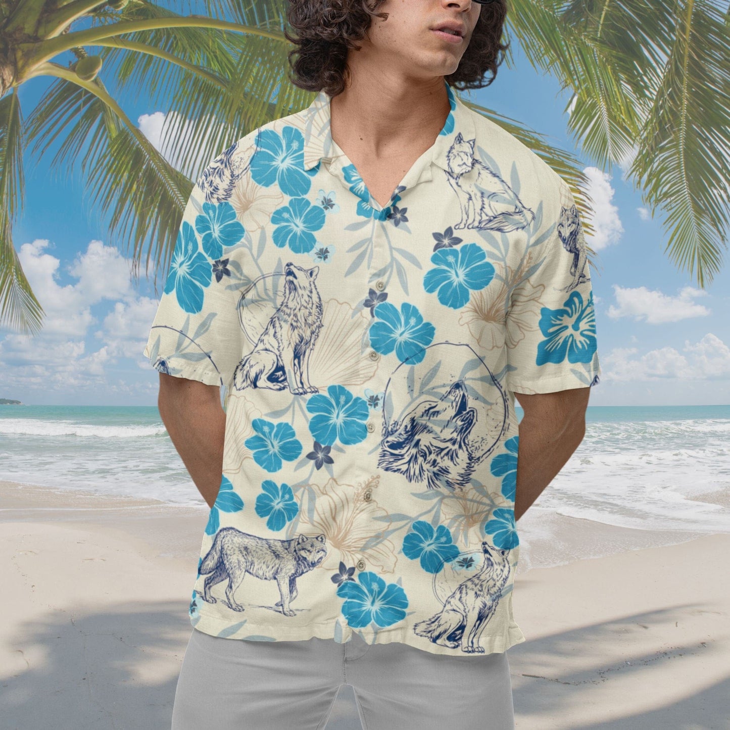 Wolf Hawaiian Shirt