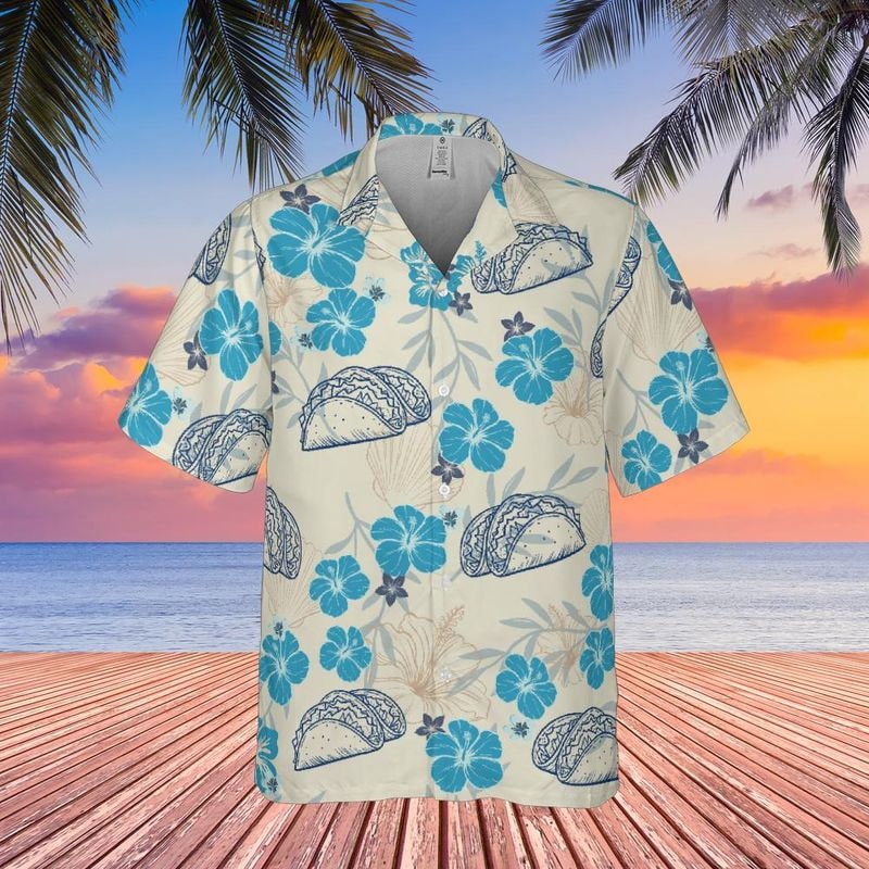 Taco Hawaiian Shirt, Mexican Food