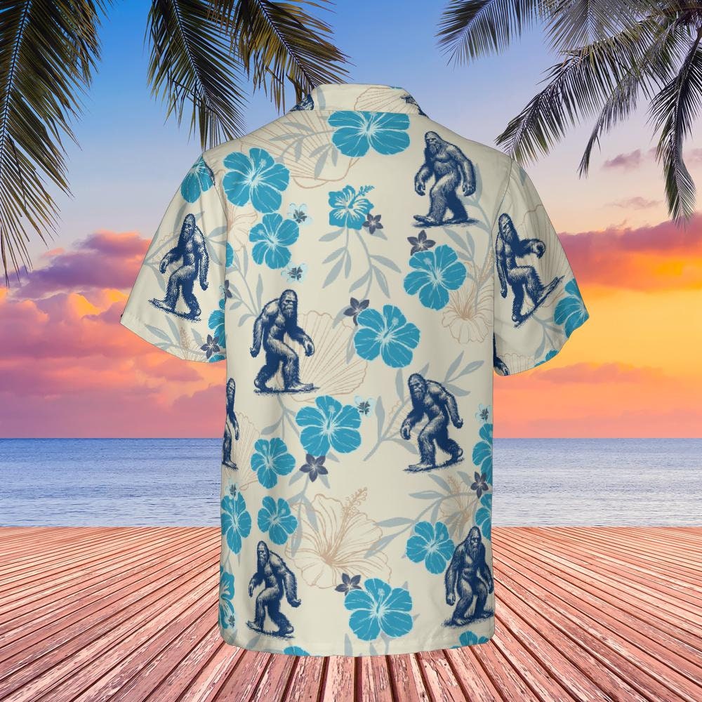 Bigfoot Hawaiian Shirt