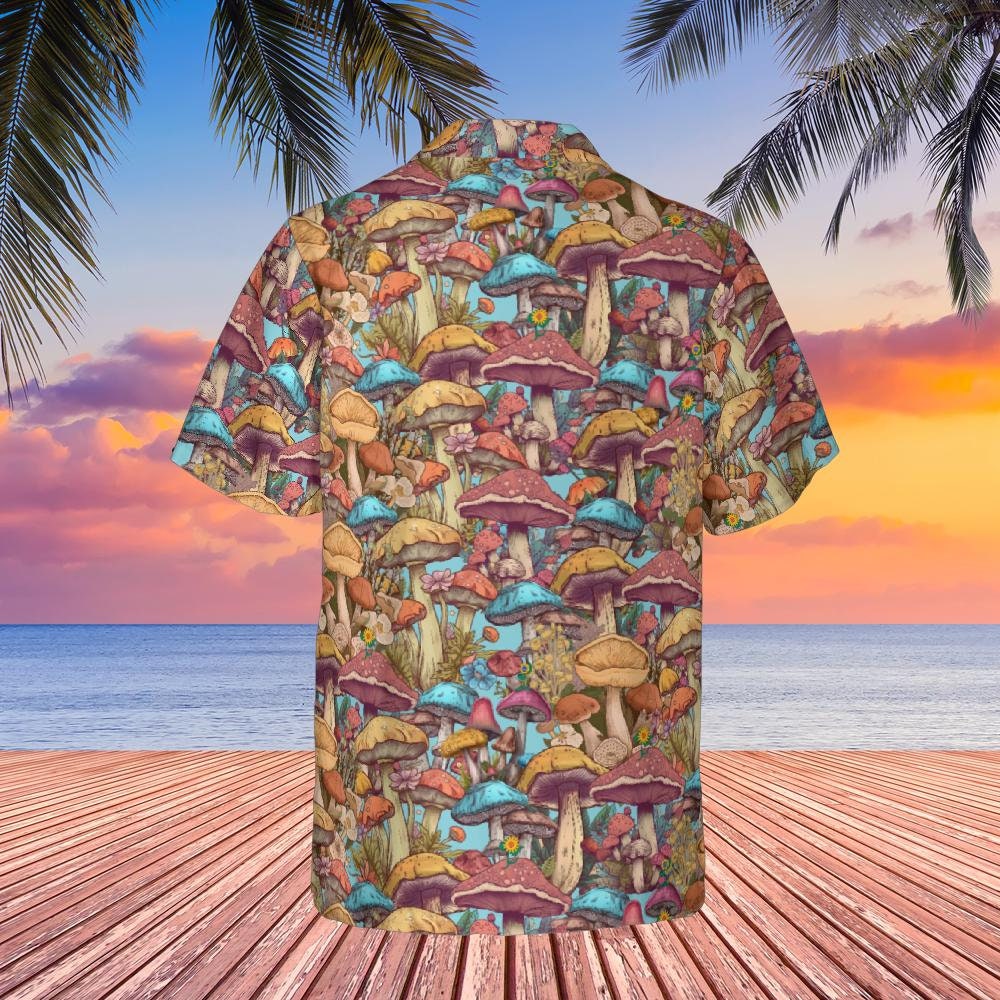 Mushroom Hawaiian Shirt