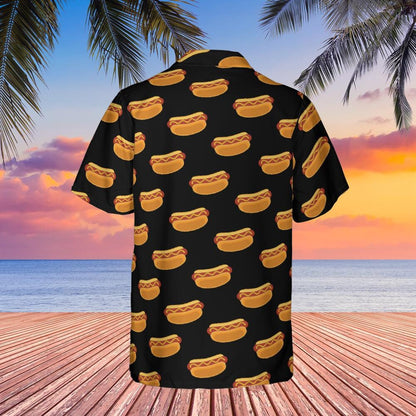 Hot Dog Hawaiian Shirt