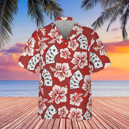 Poker Hawaiian Shirt Gambling Casino