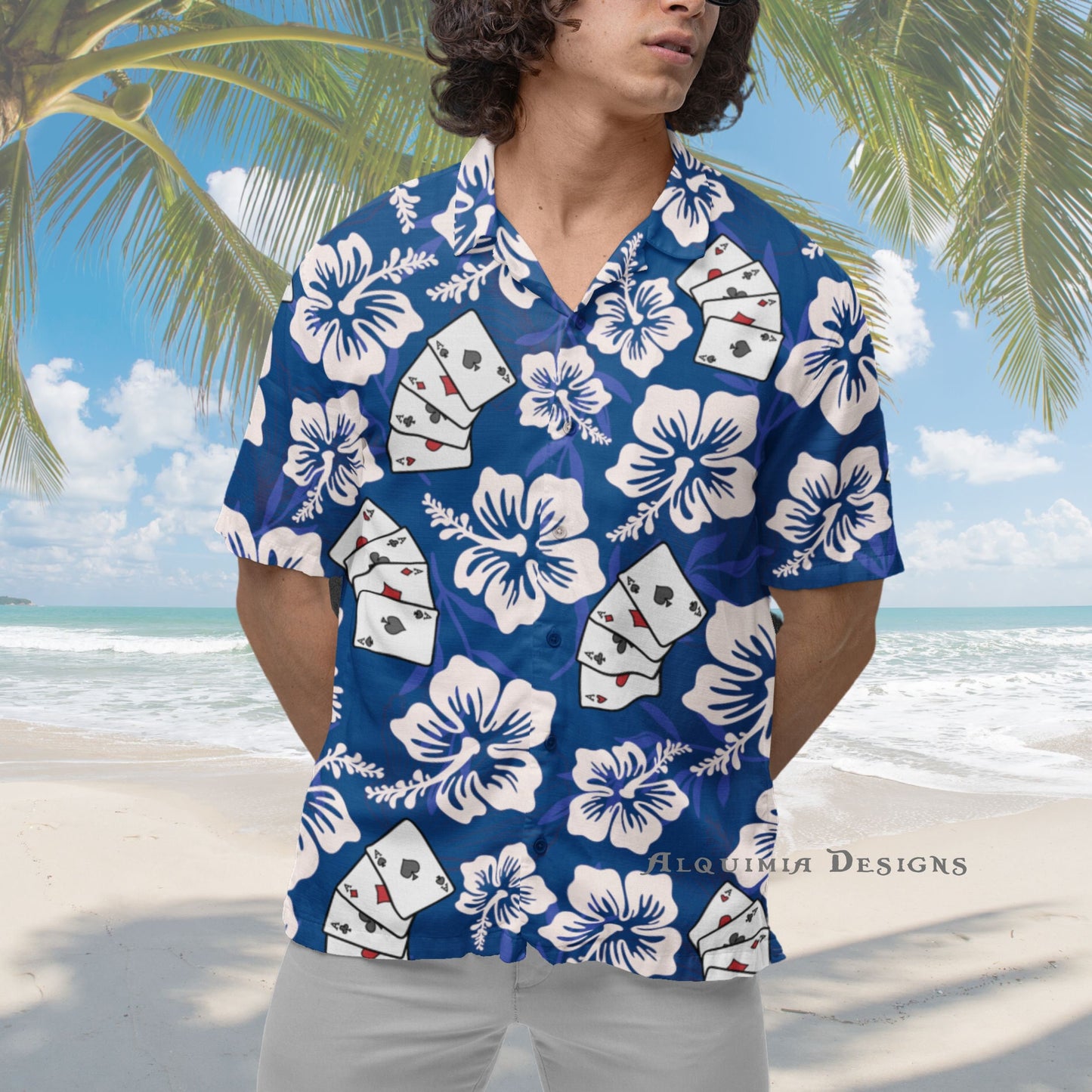 Poker Hawaiian Shirt Gambling Casino