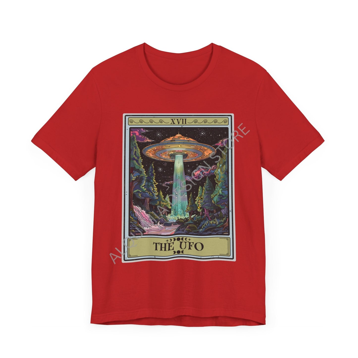 The UFO Tarot Card Shirt, Alien Conspiracy Theorist