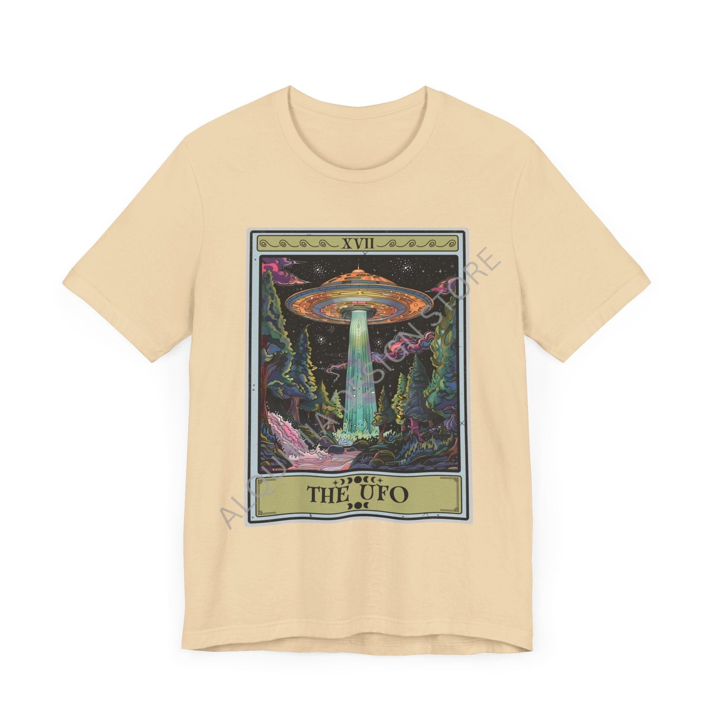 The UFO Tarot Card Shirt, Alien Conspiracy Theorist