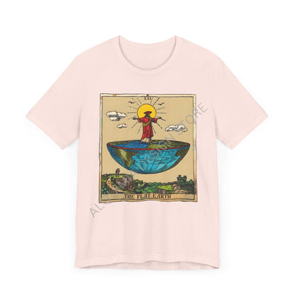 The Flat Earth Tarot Card Shirt, Conspiracy Theories