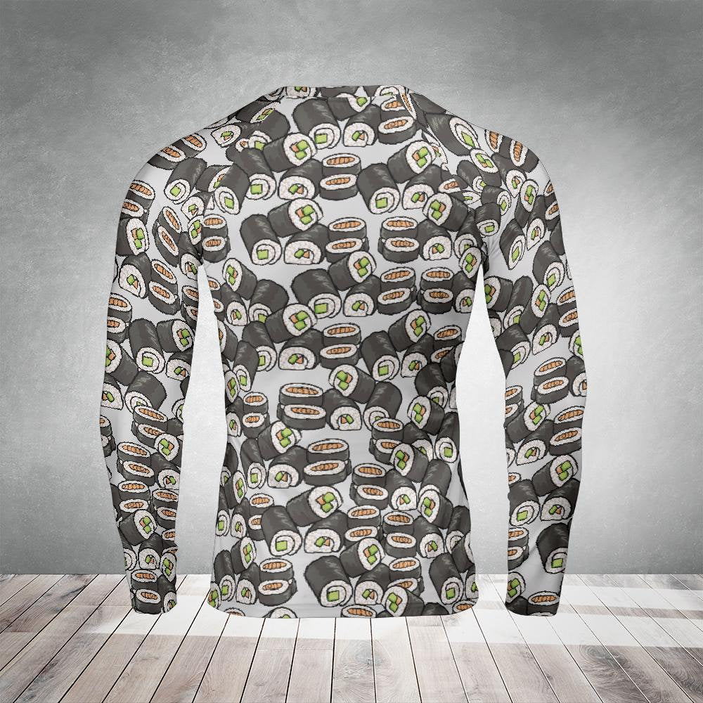 Sushi Long Sleeve Rash Guard MMA Jiu Jitsu