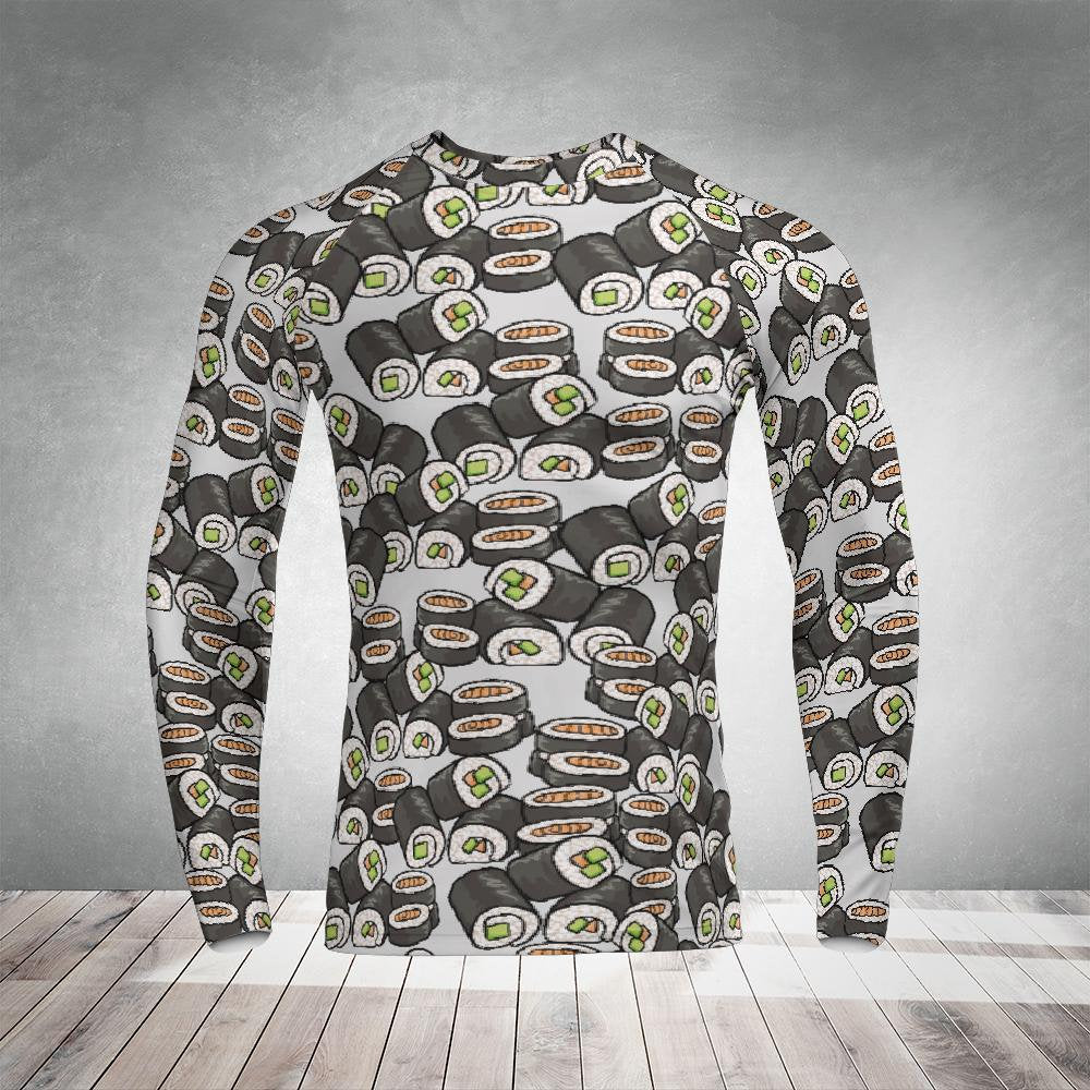 Sushi Long Sleeve Rash Guard MMA Jiu Jitsu