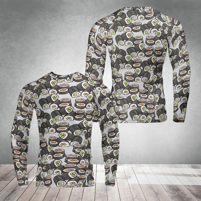 Sushi Long Sleeve Rash Guard MMA Jiu Jitsu