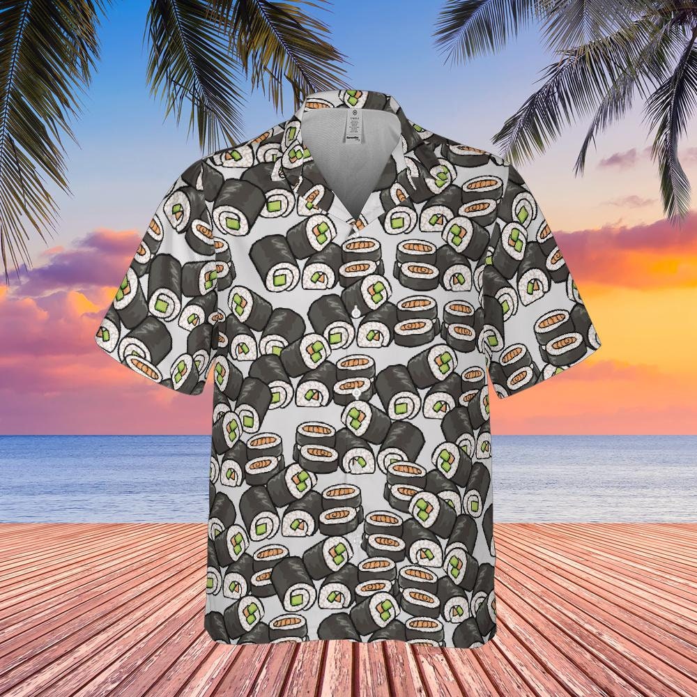 Sushi Hawaiian Shirt, Japanese Food