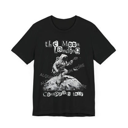 The Moon Landing Conspiracy Tour Shirt, Conspiracy Theories Flat Earth