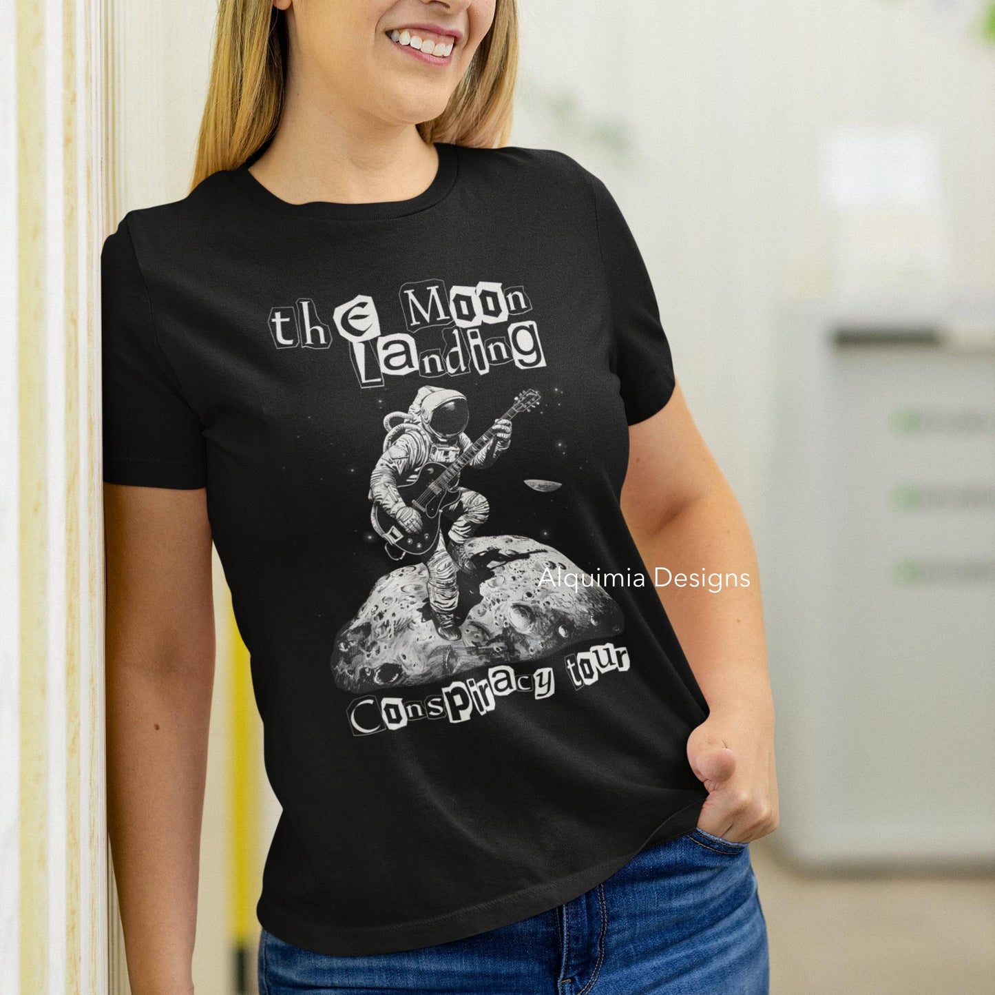 The Moon Landing Conspiracy Tour Shirt, Conspiracy Theories Flat Earth