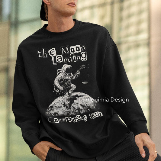 The Moon Landing Conspiracy Tour Sweatshirt, Conspiracy Theory Fake Moon Landing