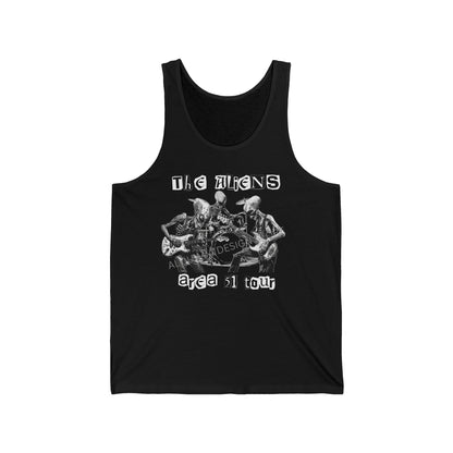 The Aliens Area 51 Tour Tank Top, UFO Conspiracy Theory