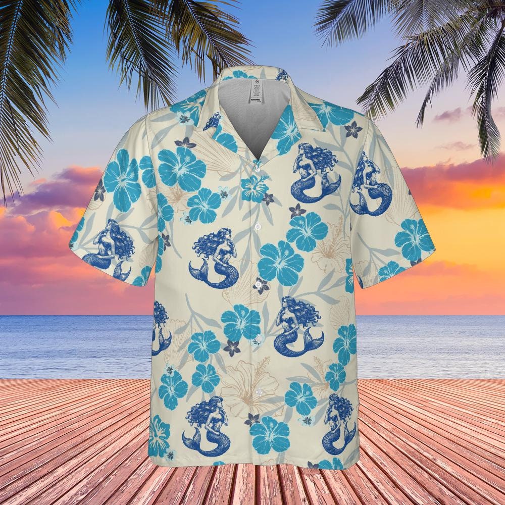 Mermaid Hawaiian Shirt, Siren