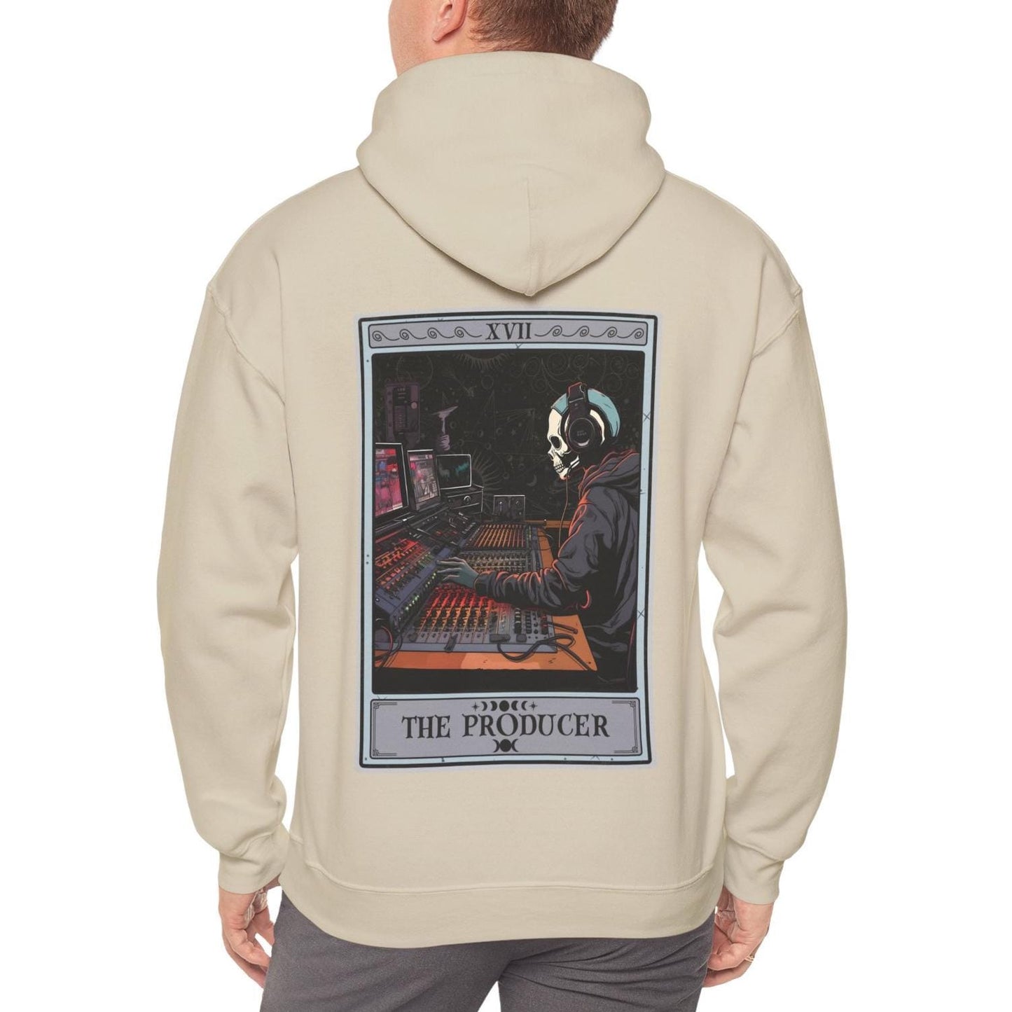 The Producer Tarot Card Hoodie, Music Producer Recording Studio