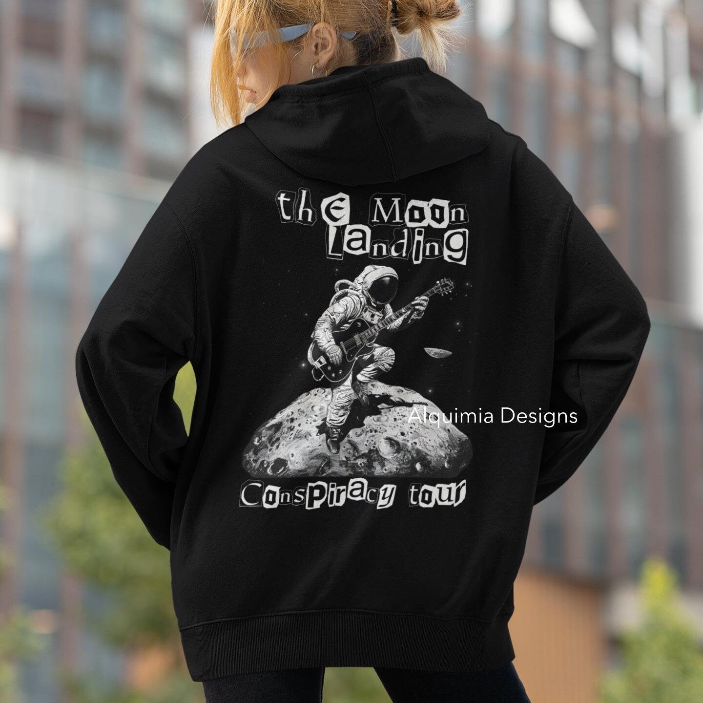 The Moon Landing Conspiracy Tour Hoodie, Conspiracy Theory Fake Moon Landing