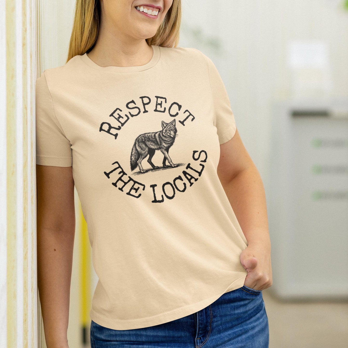 Respect the Locals Coyote T-shirt