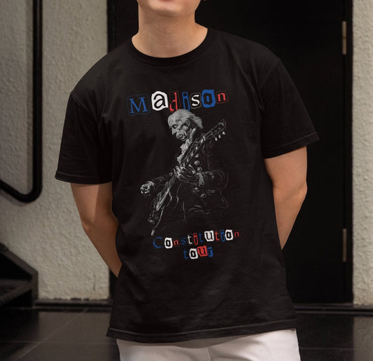 James Madison Constitution Tour Shirt, American History