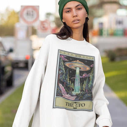 The UFO Tarot Card Sweatshirt, Alien Area 51