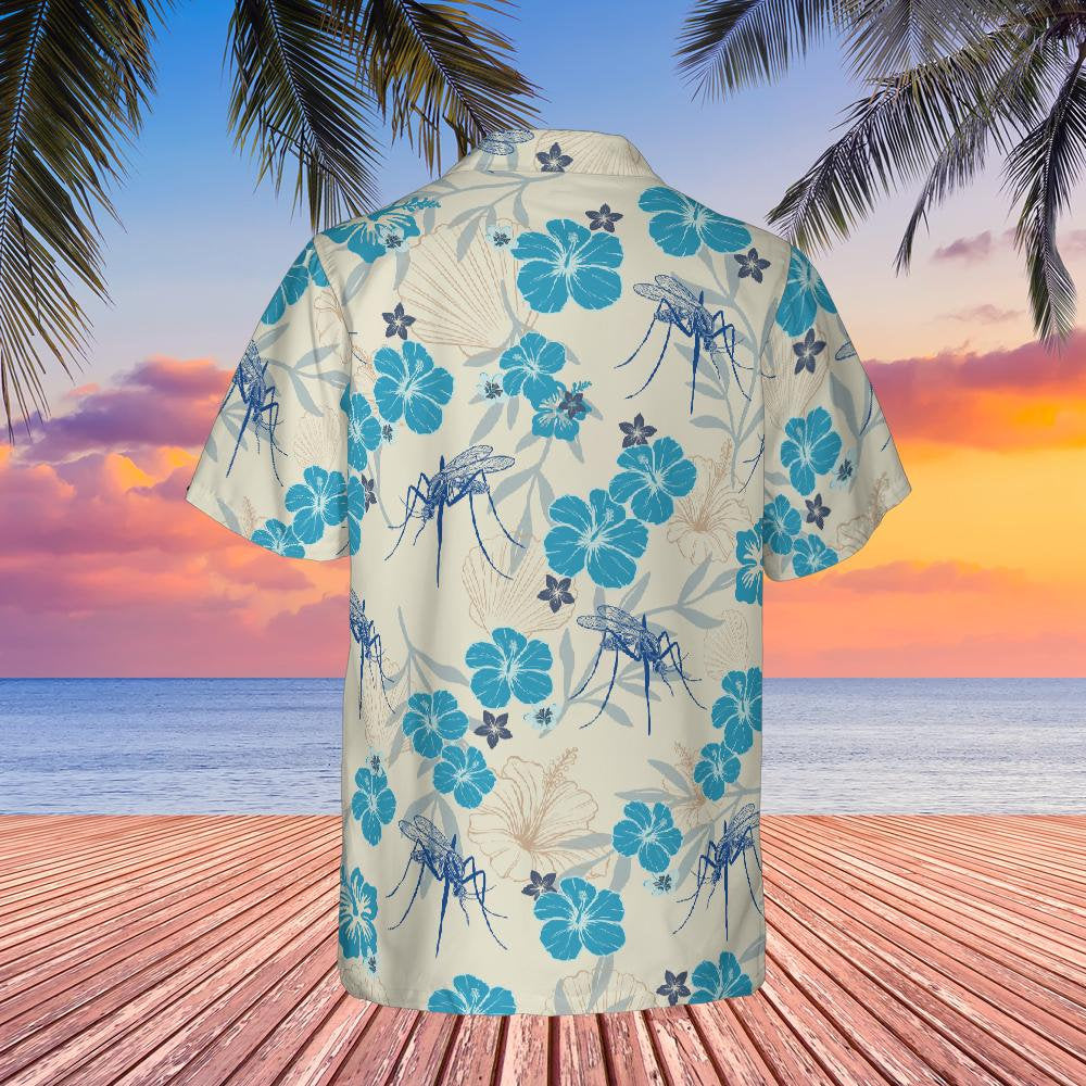 Mosquito Hawaiian Shirt Bug