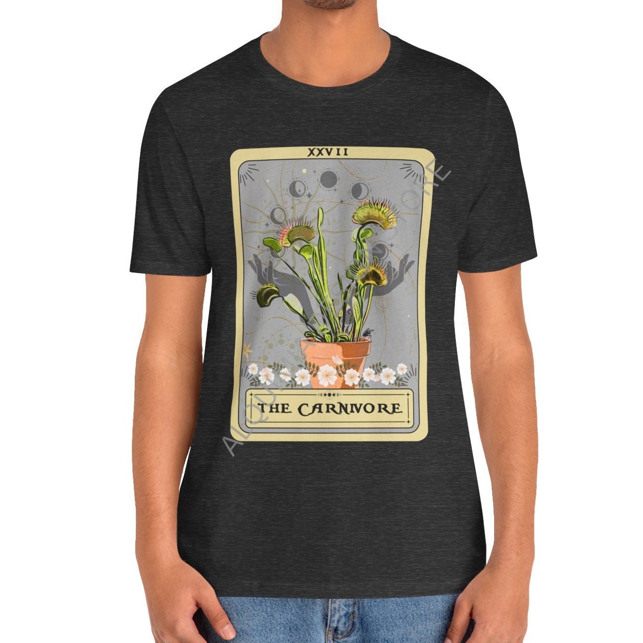 The Carnivore Tarot Card Shirt, Carnivorous Plant Venus Flytrap