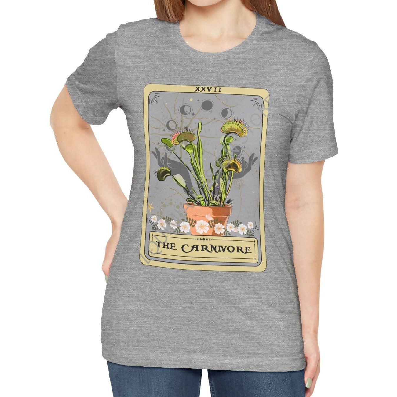 The Carnivore Tarot Card Shirt, Carnivorous Plant Venus Flytrap