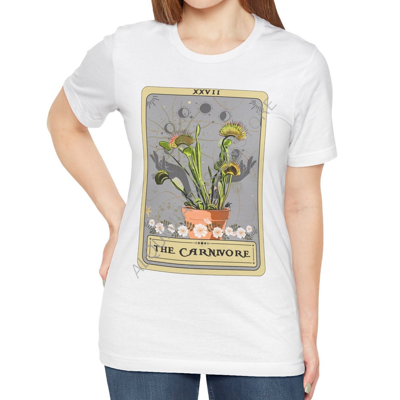 The Carnivore Tarot Card Shirt, Carnivorous Plant Venus Flytrap