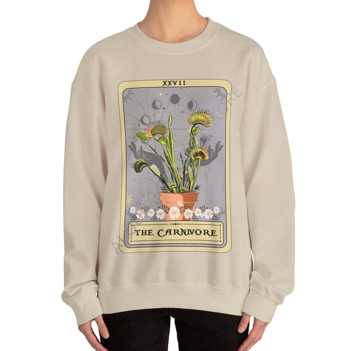 The Carnivore Tarot Card Sweatshirt