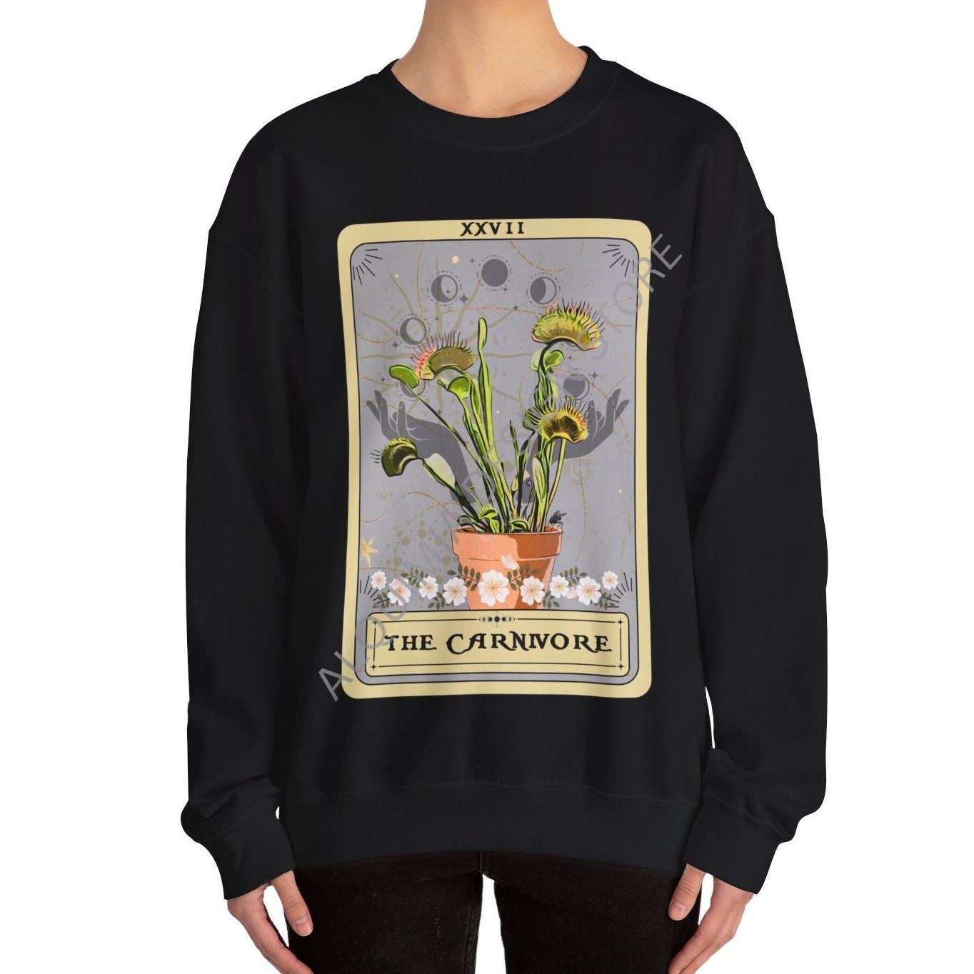 The Carnivore Tarot Card Sweatshirt