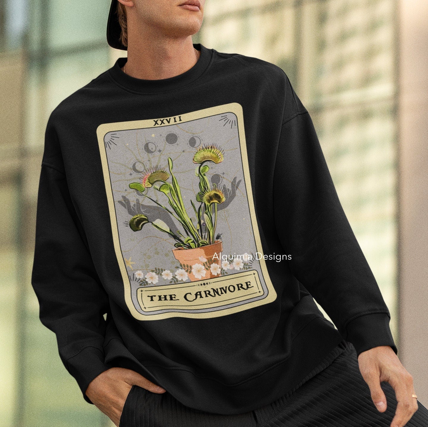 The Carnivore Tarot Card Sweatshirt