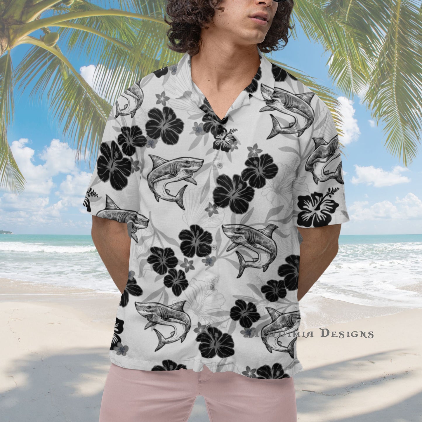 Shark Hawaiian Shirt, Sea Life