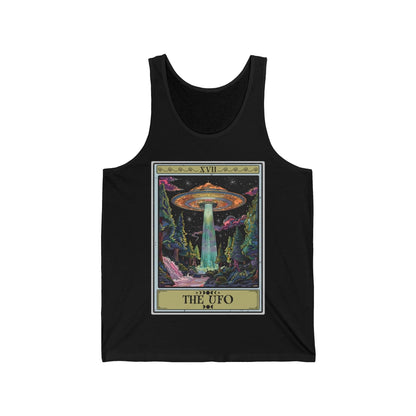 The UFO Tarot Card Tank Top, Alien