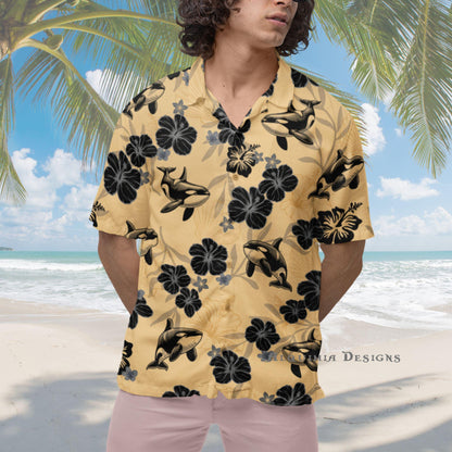 Killer Whale Hawaiian Shirt, Orca Sea Animal