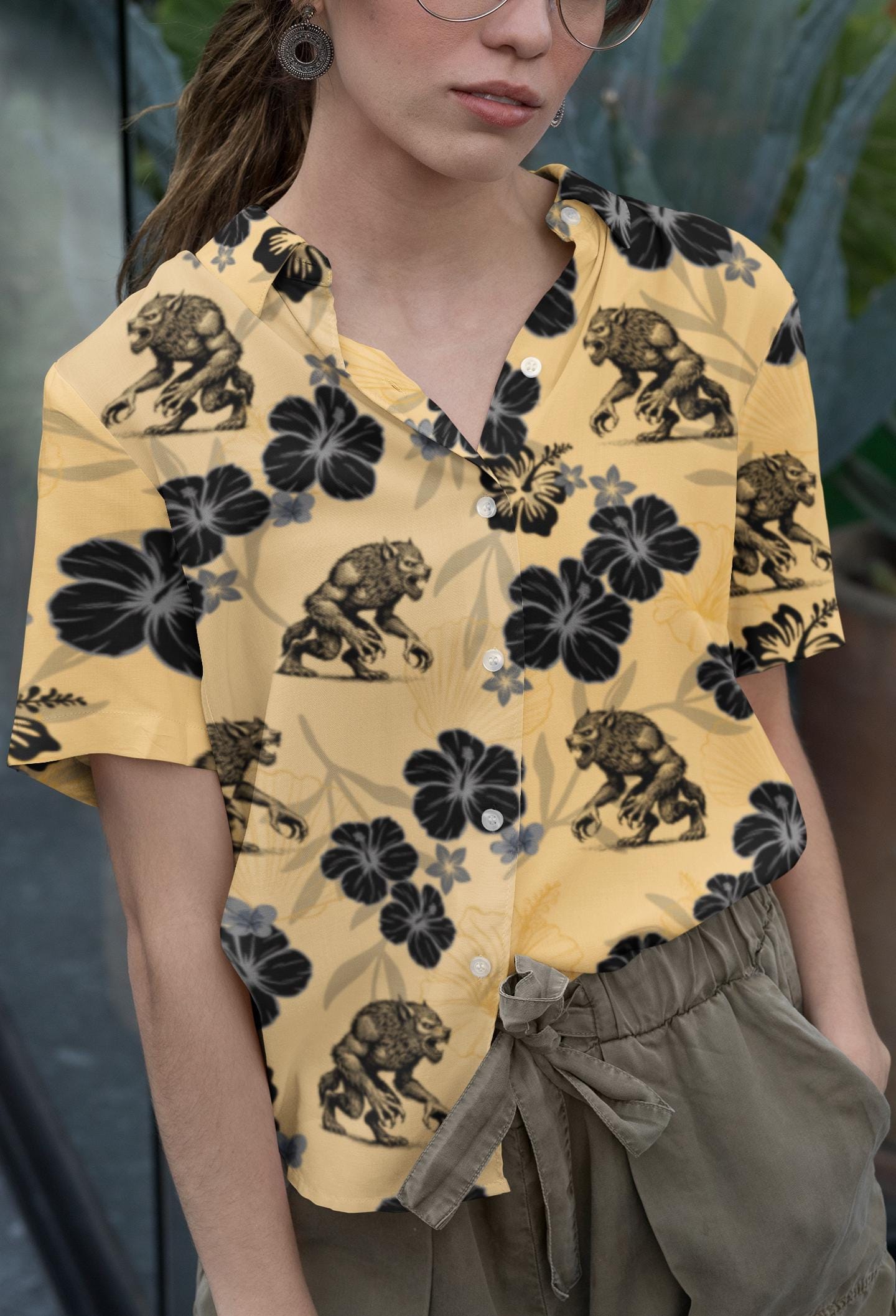 Werewolf Hawaiian Shirt