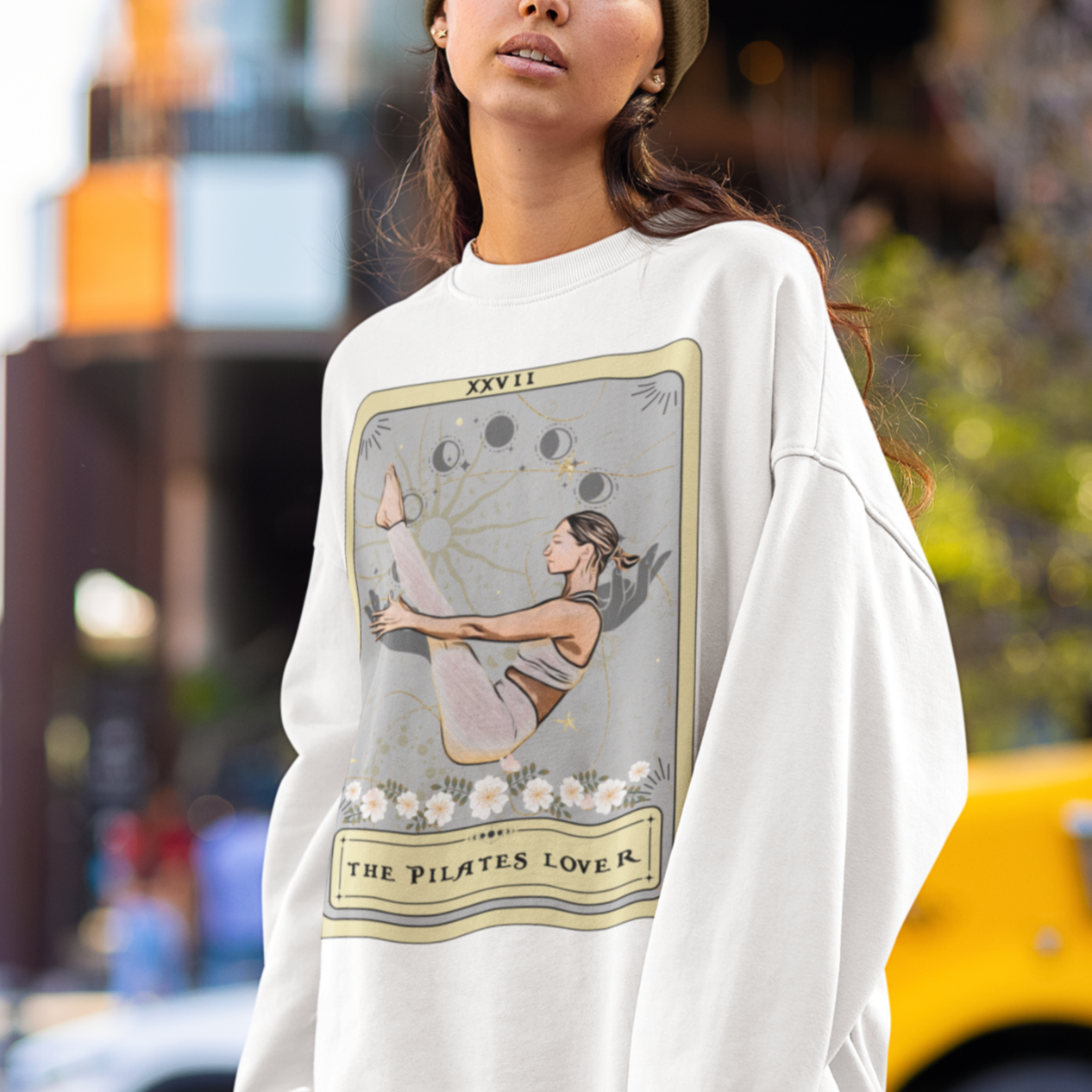 The Pilates Lover Tarot Card Sweatshirt