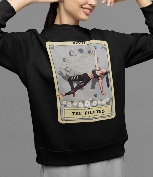 Pilates Sweatshirt, The Pilates Tarot Card Sweatshirt