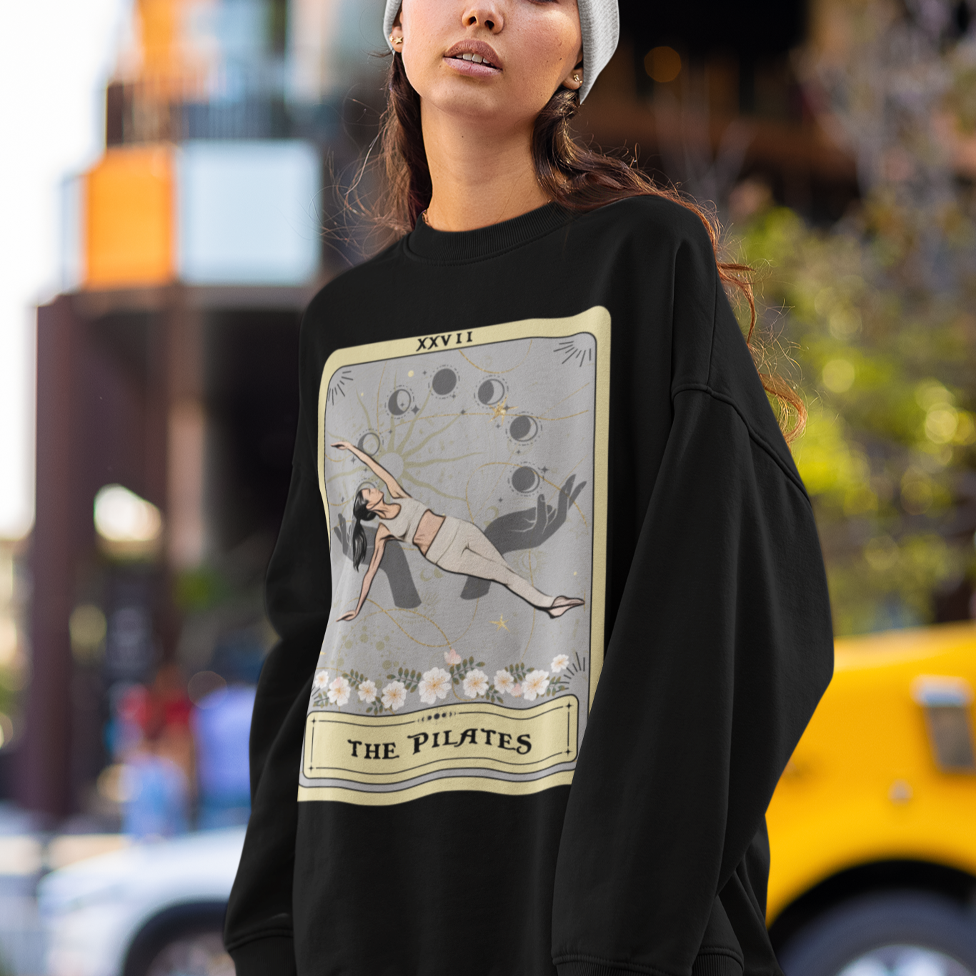 The Pilates Tarot Card Crew Neck Sweatshirt