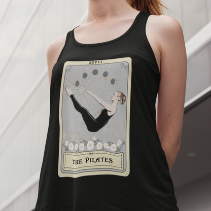 Pilates Tarot Card Tank Top, Racerback